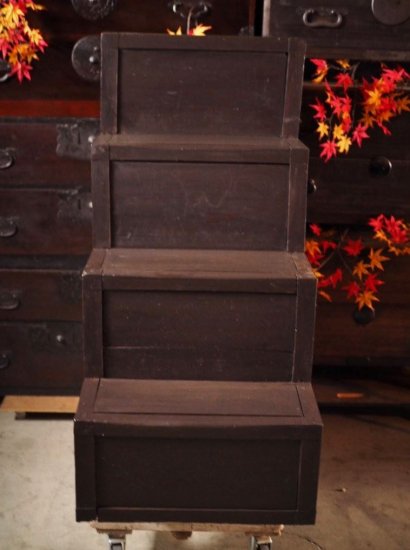 antique staircase chest (1880s-90s)