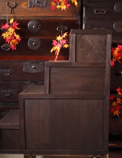 antique staircase chest (1880s-90s)