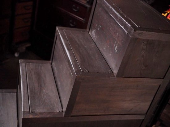 antique staircase chest (1880s-90s)