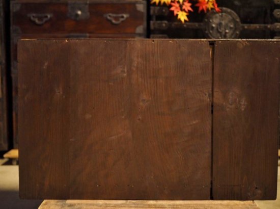 Old 100-year-old antique chest of drawers, low board, chest of drawers, Meiji era