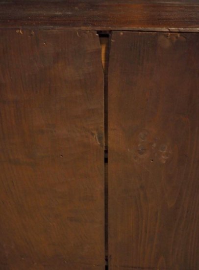 Old 100-year-old antique chest of drawers, low board, chest of drawers, Meiji era
