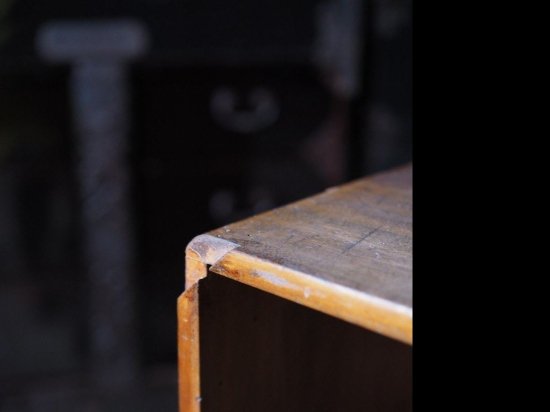 Retro decorative shelf composed of natural wood, early Showa period.