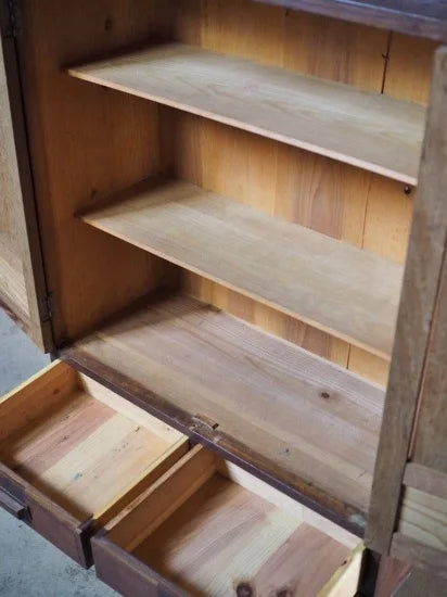 olympic bookshelf with the olympic mark, early showa period