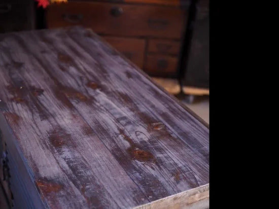 100-year-old antique lowboard from Mino Accounting Office, Meiji Period(1868〜1912)
