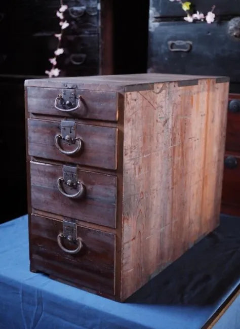 A chest of drawers from the Edo period