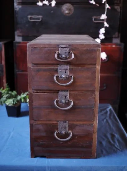 A chest of drawers from the Edo period