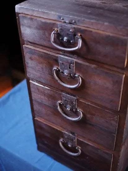 A chest of drawers from the Edo period