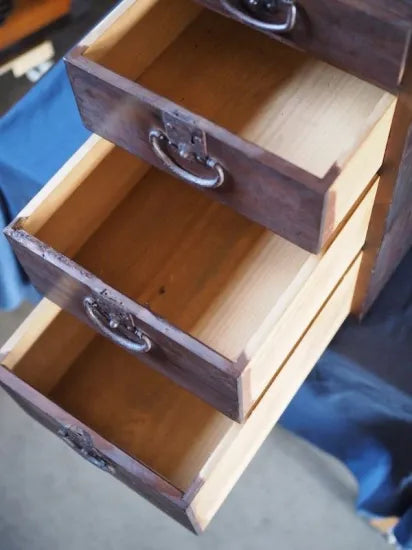 A chest of drawers from the Edo period