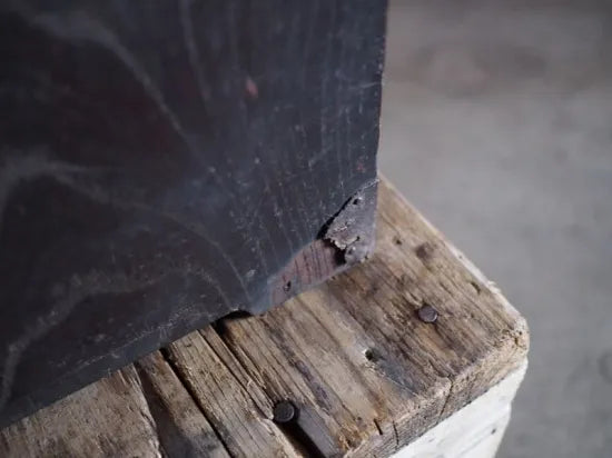 A heavy 100-year-old chest of drawers from the Meiji period