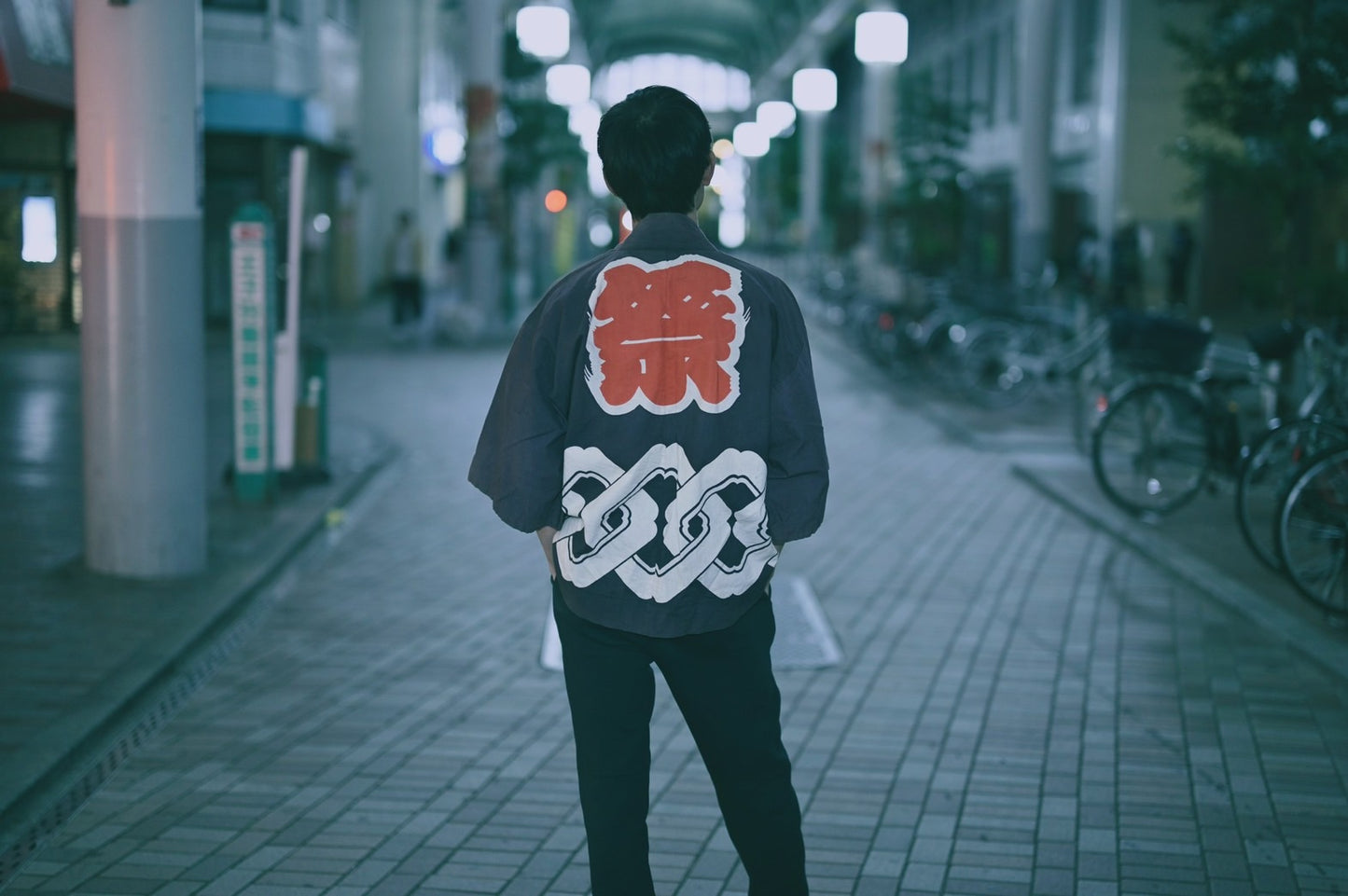 matsuri happi jacket kamimoto-go, hinohara Village