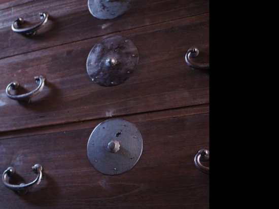 meiji period antique chest of drawers, 1880s-90s