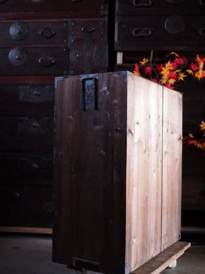 meiji period antique chest of drawers, 1880s-90s