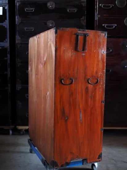 150-year-old antique accounting chest full of drawers from the early Meiji period