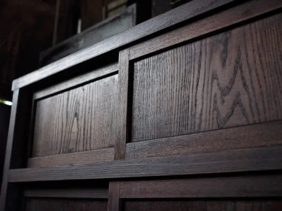 beautiful antique Mizuya chest of drawers from the Meiji period with kumiko work. 100 years old