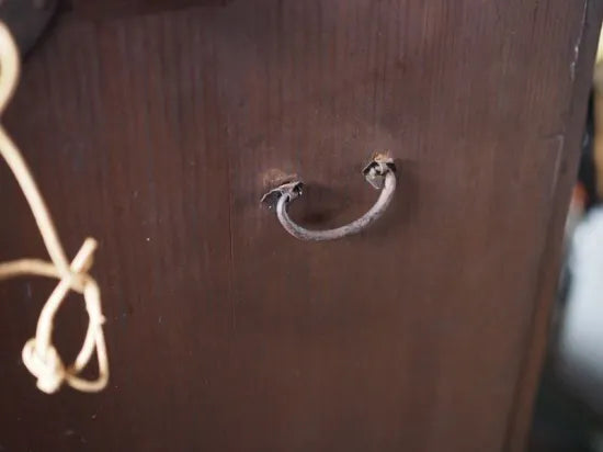 Antique document case with lid and key from the end of the Edo period to the Meiji period